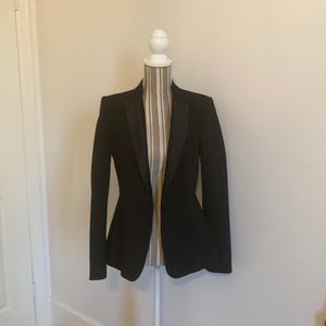 Zara black blazer fitted professional clothes